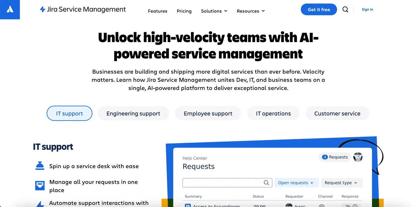 Jira Service Management