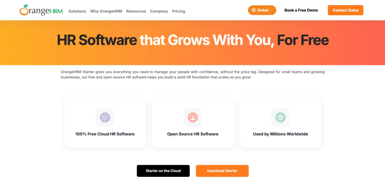 OrangeHRM Starter