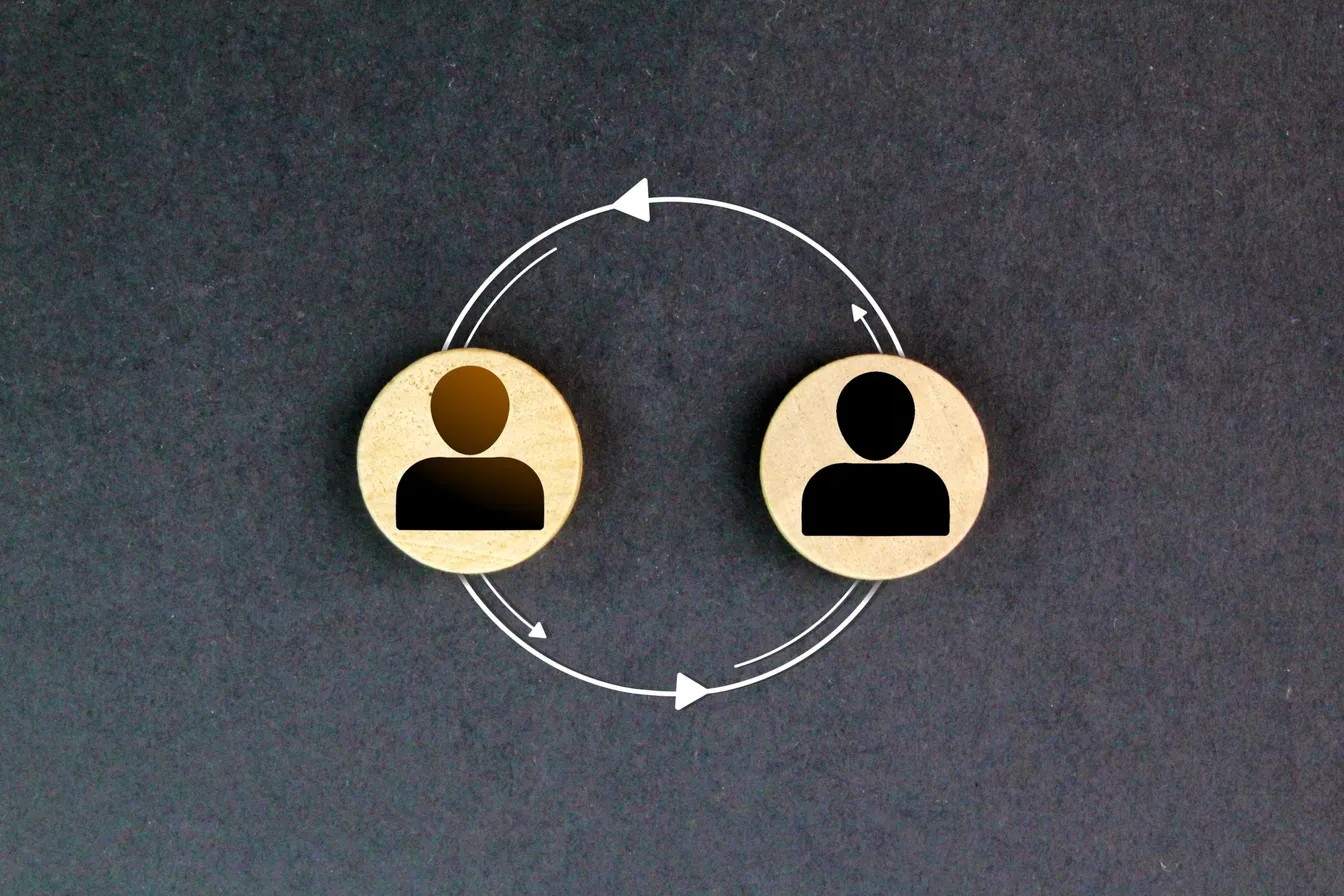 wooden block concept of employee lifecycle