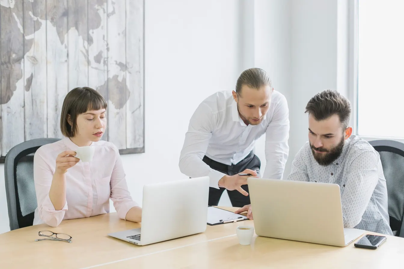 People working together in the office