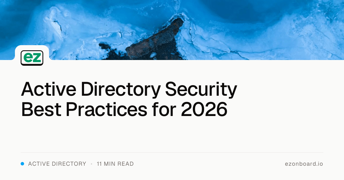 Active Directory Security Best Practices for 2026